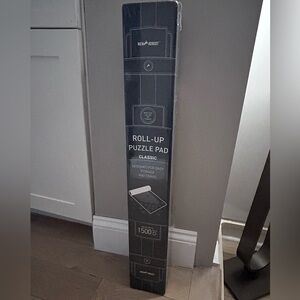 Black Roll-Up Puzzle Pad -NIB